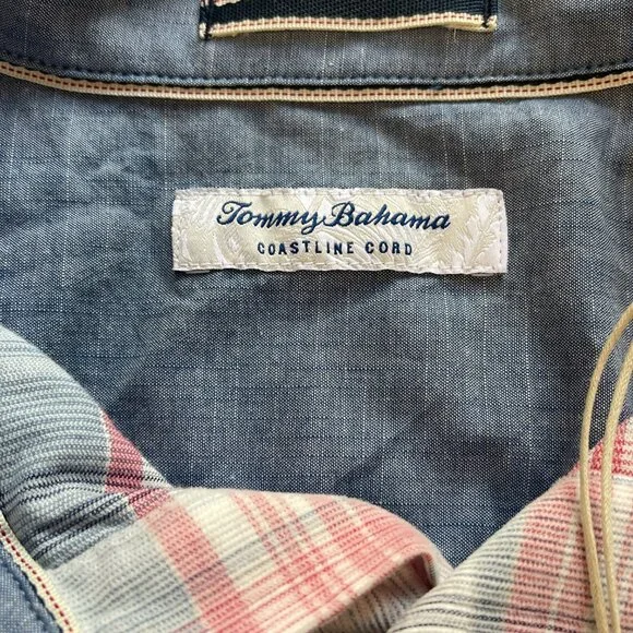 Tommy Bahama Men's Coastal Cord Casual Shirt, Size 2XLB Big/Tall - Picture 3 of 9